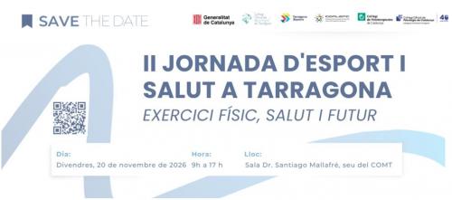 El Col·legi coorganitza la II Jornada d’Esport i Salut a Tarragona