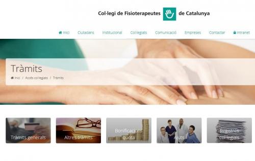Canvi d’entitat bancària de la quota, baixa col·legial, bonificació i altres tràmits...