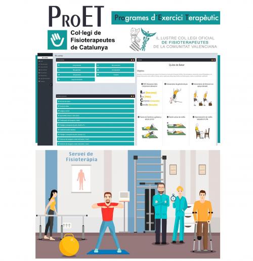 Nova plataforma de programes d’exercici terapèutic (ProET), gratuïta a través de la intranet del Col·legi