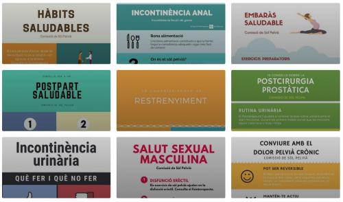 Presentem 14 infografies amb consells per prevenir o tractar disfuncions del sòl pelvià