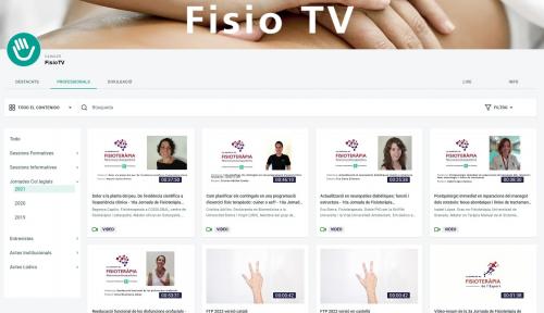 La Nit de la Fisioteràpia i les ponències de la 10a Jornada NME, disponibles a FisioTV