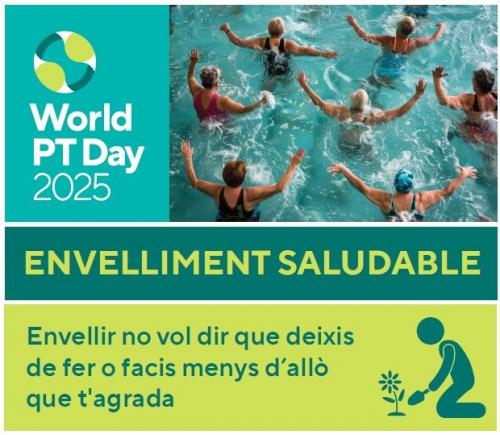 8 de setembre, Dia Mundial de la Fisioteràpia, enguany centrat en l’envelliment saludable