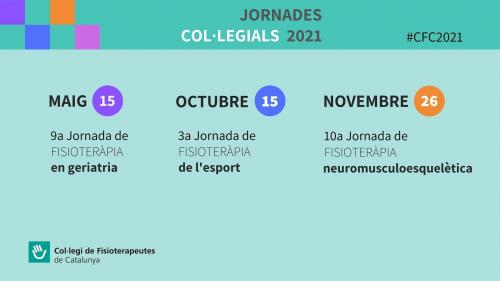 Jornades col·legials 2021. Reserveu-vos les dates!
