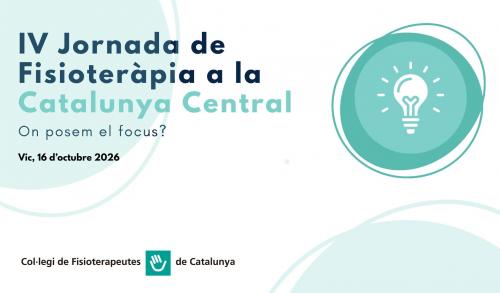 Vic acogerá la IV Jornada de Fisioterapia de la Catalunya Central